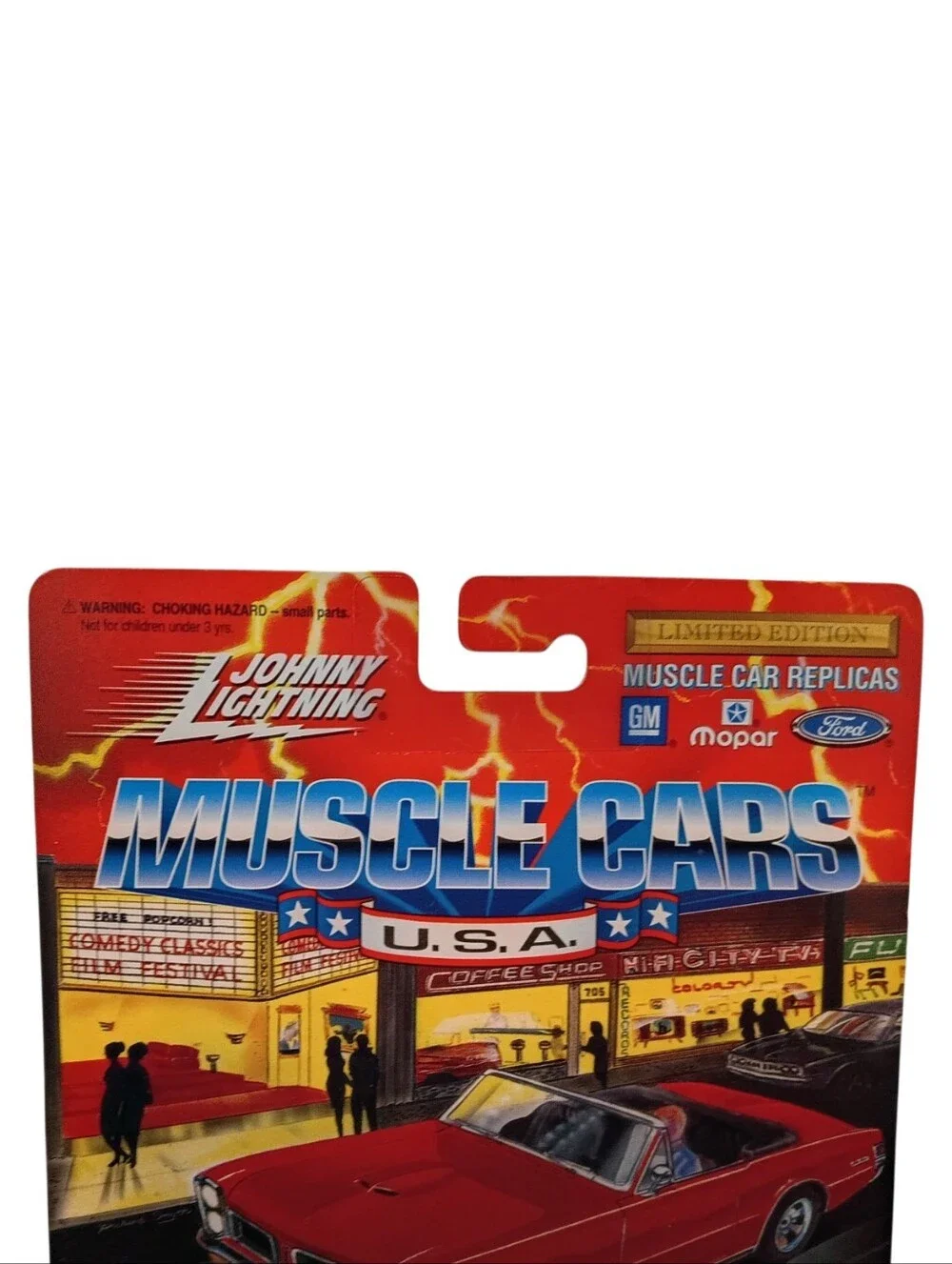 1995 Johnny Lightning MUSCLE CARS USA Series 1 1970 Ford Mustang Boss 302 Blue!